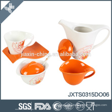 Hot sale eco-friendly wholesale porcelain top quality russian tea set